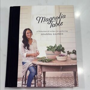 Magnolia Cookbook by Joanna Gaines - Black and White